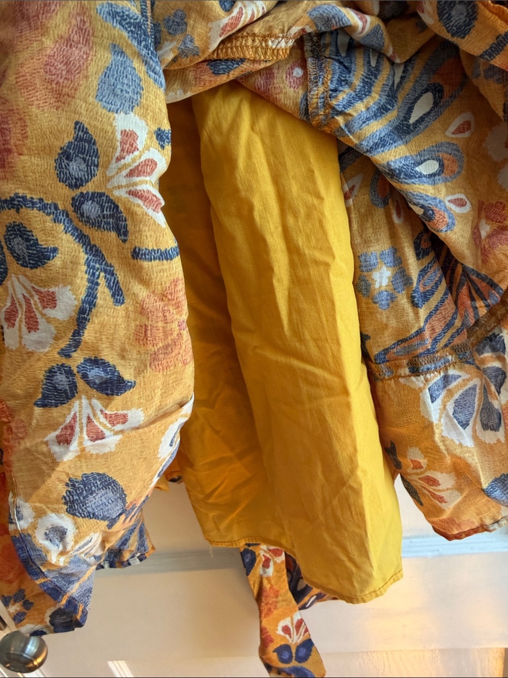 FARM Rio 💛 Pineapple Flower Mini Dress Yellow Large NWT - Picture 9 of 13